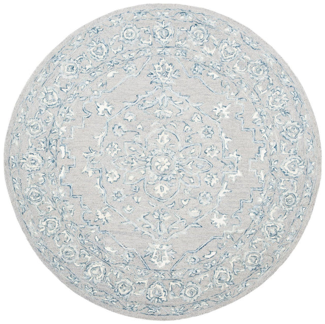 Safavieh Micro-Loop Mlp504F Light Grey/Ivory Rugs.