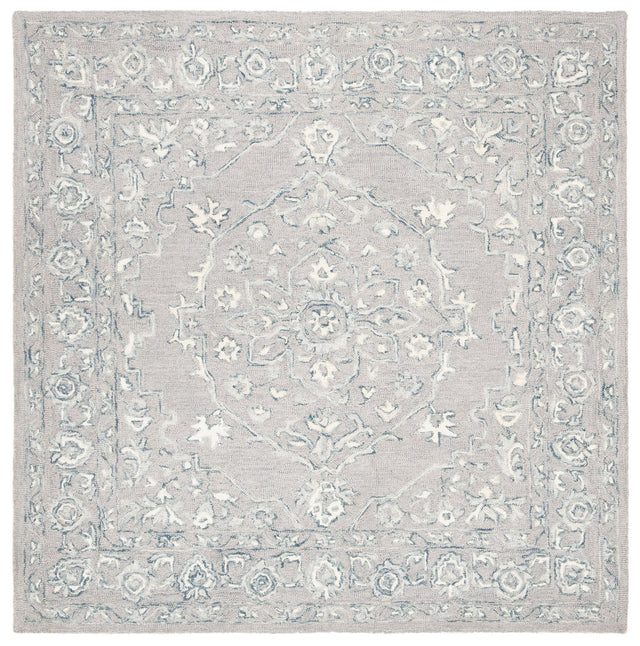 Safavieh Micro-Loop Mlp504F Light Grey/Ivory Rugs.
