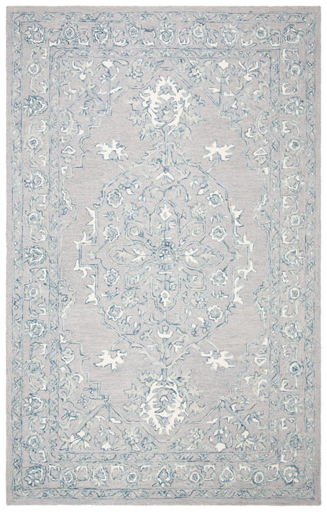 Safavieh Micro-Loop Mlp504F Light Grey/Ivory Area Rug