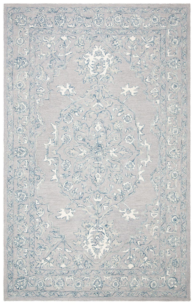Safavieh Micro-Loop Mlp504F Light Grey/Ivory Rugs.