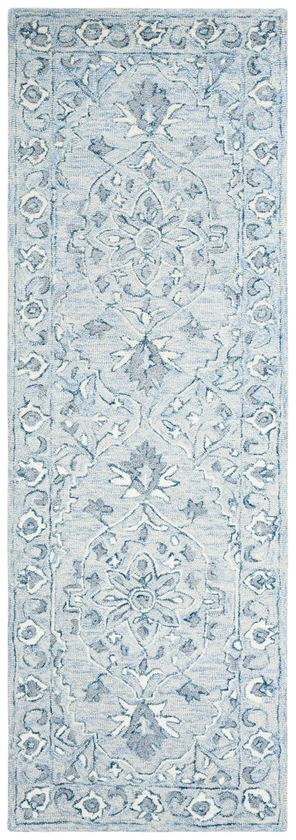 Safavieh Micro-Loop Mlp504M Light Blue/Ivory Area Rug