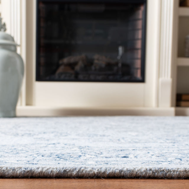 Safavieh Micro-Loop Mlp504M Light Blue/Ivory Rugs.