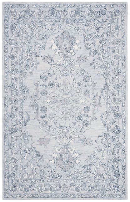 Safavieh Micro-Loop Mlp504M Light Blue/Ivory Area Rug