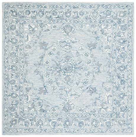 Safavieh Micro-Loop Mlp504M Light Blue/Ivory Area Rug