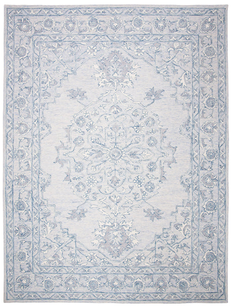 Safavieh Micro-Loop Mlp504M Light Blue/Ivory Area Rug