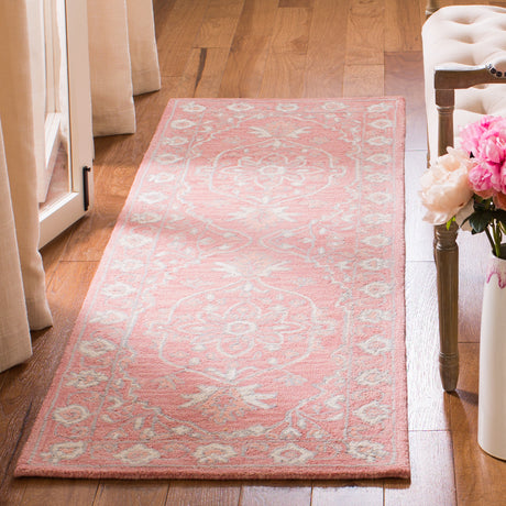 Safavieh Micro-Loop Mlp504U Pink/Ivory Area Rug