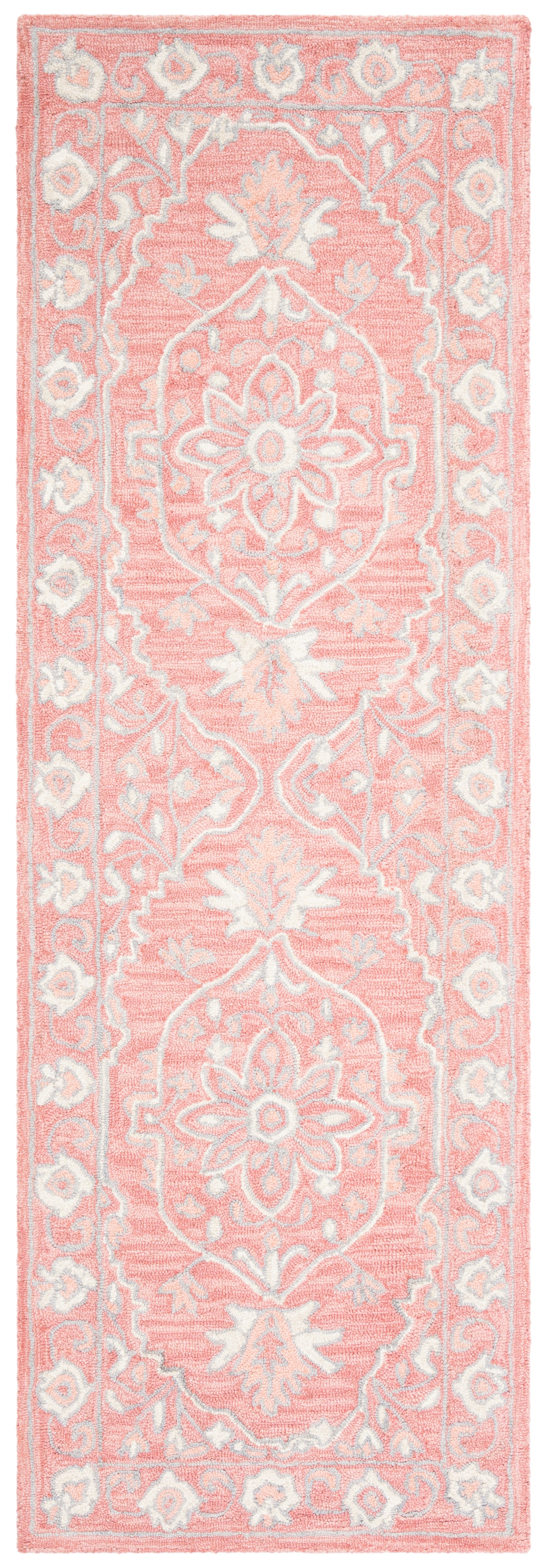 Safavieh Micro-Loop Mlp504U Pink/Ivory Area Rug