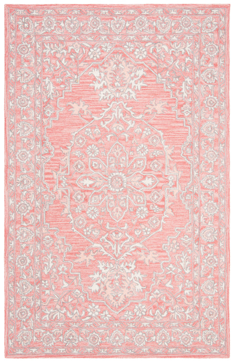 Safavieh Micro-Loop Mlp504U Pink/Ivory Area Rug