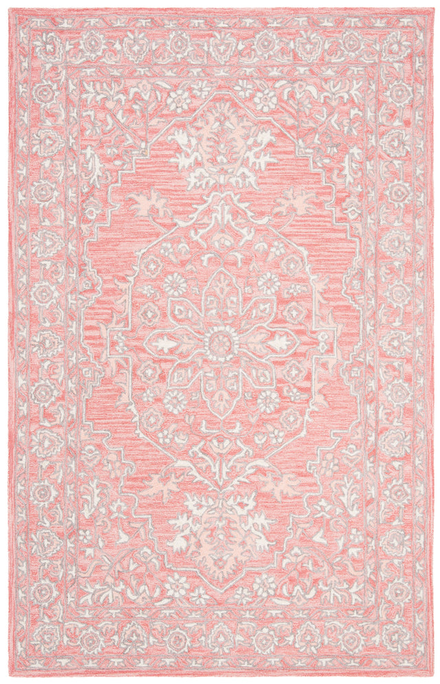 Safavieh Micro-Loop Mlp504U Pink/Ivory Rugs.