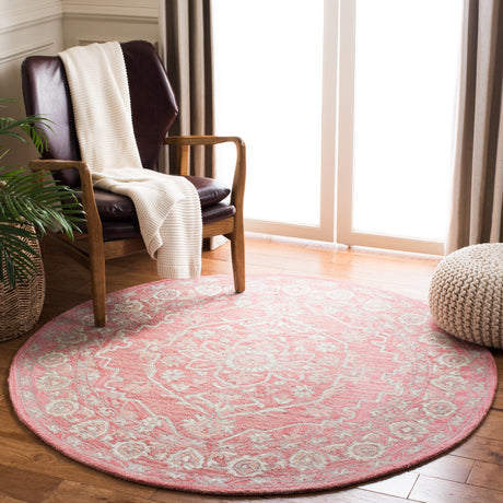 Safavieh Micro-Loop Mlp504U Pink/Ivory Area Rug