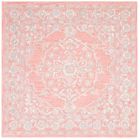 Safavieh Micro-Loop Mlp504U Pink/Ivory Area Rug