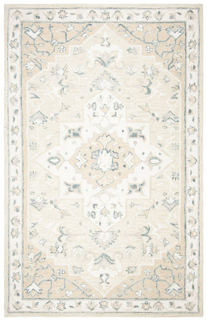 Safavieh Micro-Loop Mlp505B Beige/Ivory Area Rug