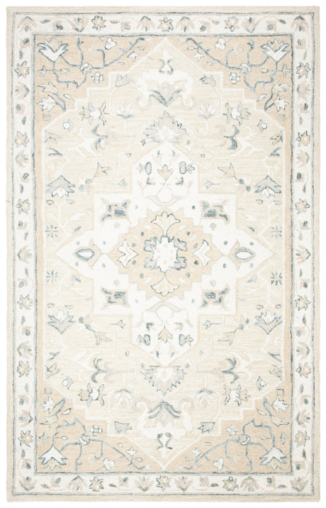 Safavieh Micro-Loop Mlp505B Beige/Ivory Area Rug