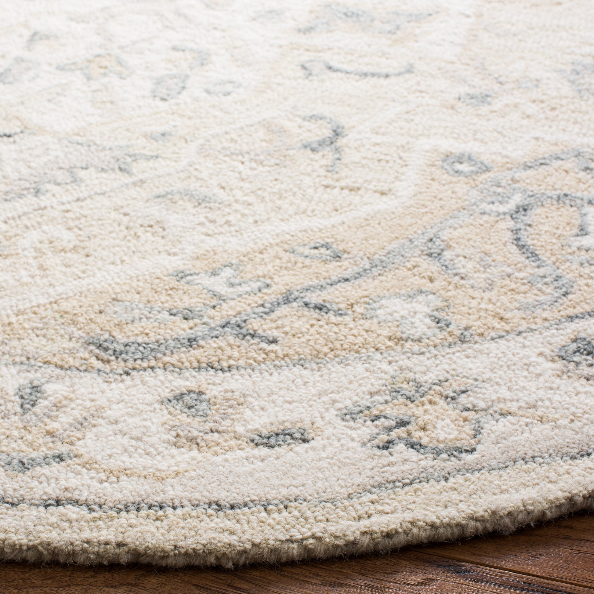 Safavieh Micro-Loop Mlp505B Beige/Ivory Area Rug