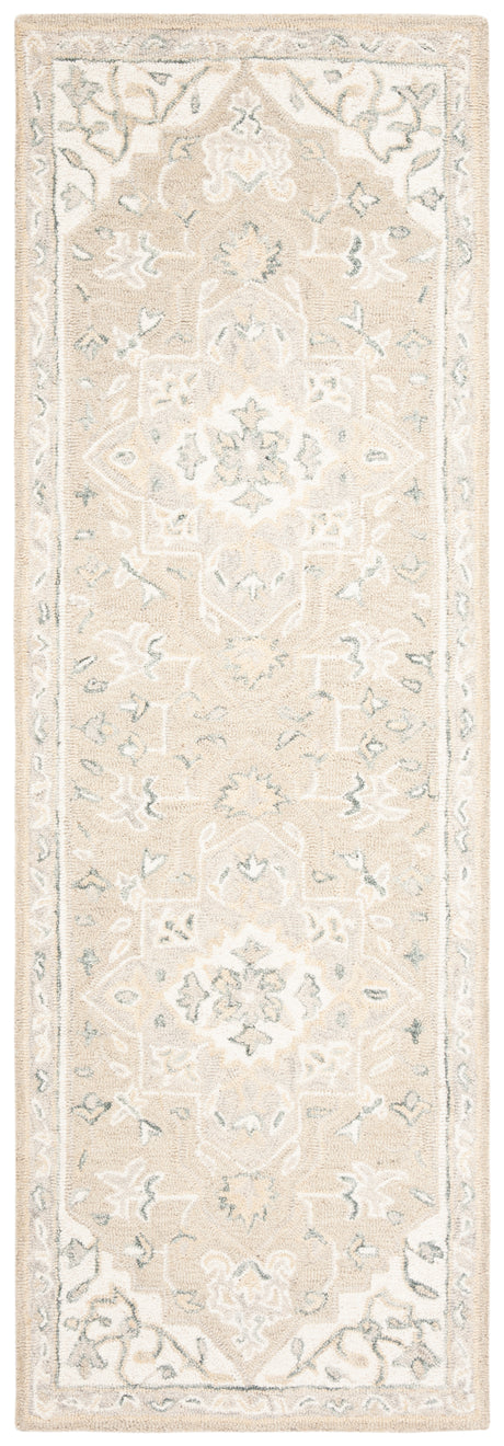 Safavieh Micro-Loop Mlp505F Light Grey/Ivory Area Rug