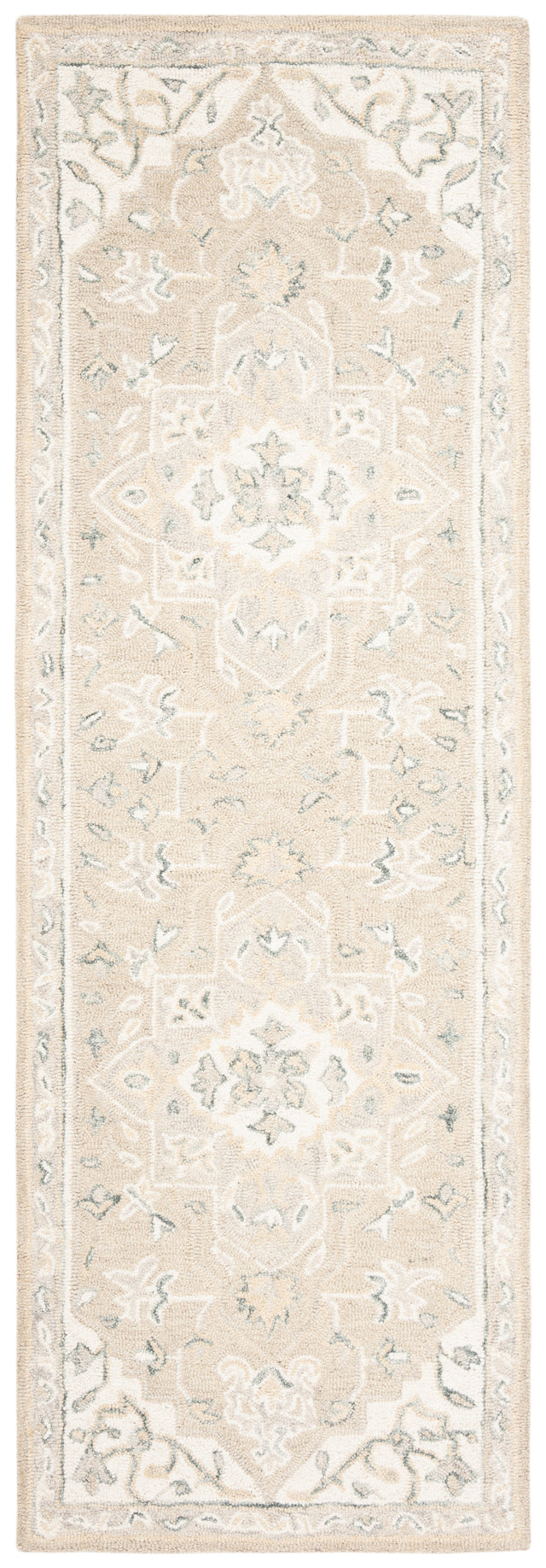 Safavieh Micro-Loop Mlp505F Light Grey/Ivory Rugs.
