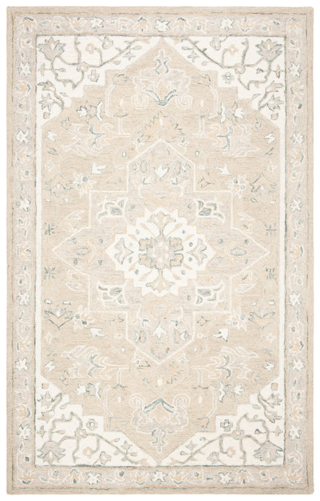 Safavieh Micro-Loop Mlp505F Light Grey/Ivory Area Rug