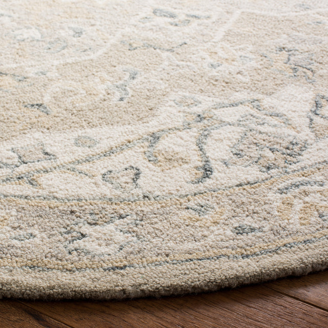 Safavieh Micro-Loop Mlp505F Light Grey/Ivory Rugs.