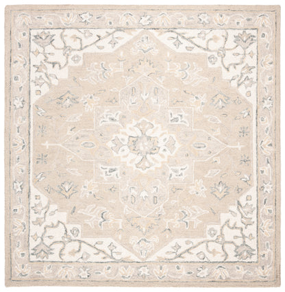 Safavieh Micro-Loop Mlp505F Light Grey/Ivory Area Rug