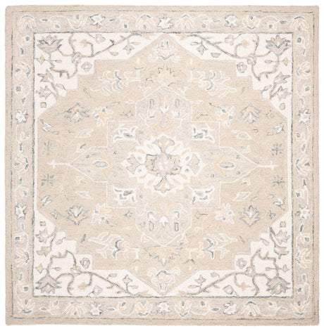 Safavieh Micro-Loop Mlp505F Light Grey/Ivory Area Rug