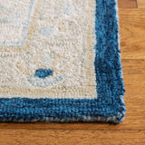 Safavieh Micro-Loop Mlp505N Navy/Ivory Rugs.