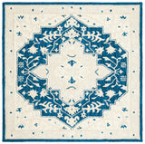 Safavieh Micro-Loop Mlp505N Navy/Ivory Rugs.