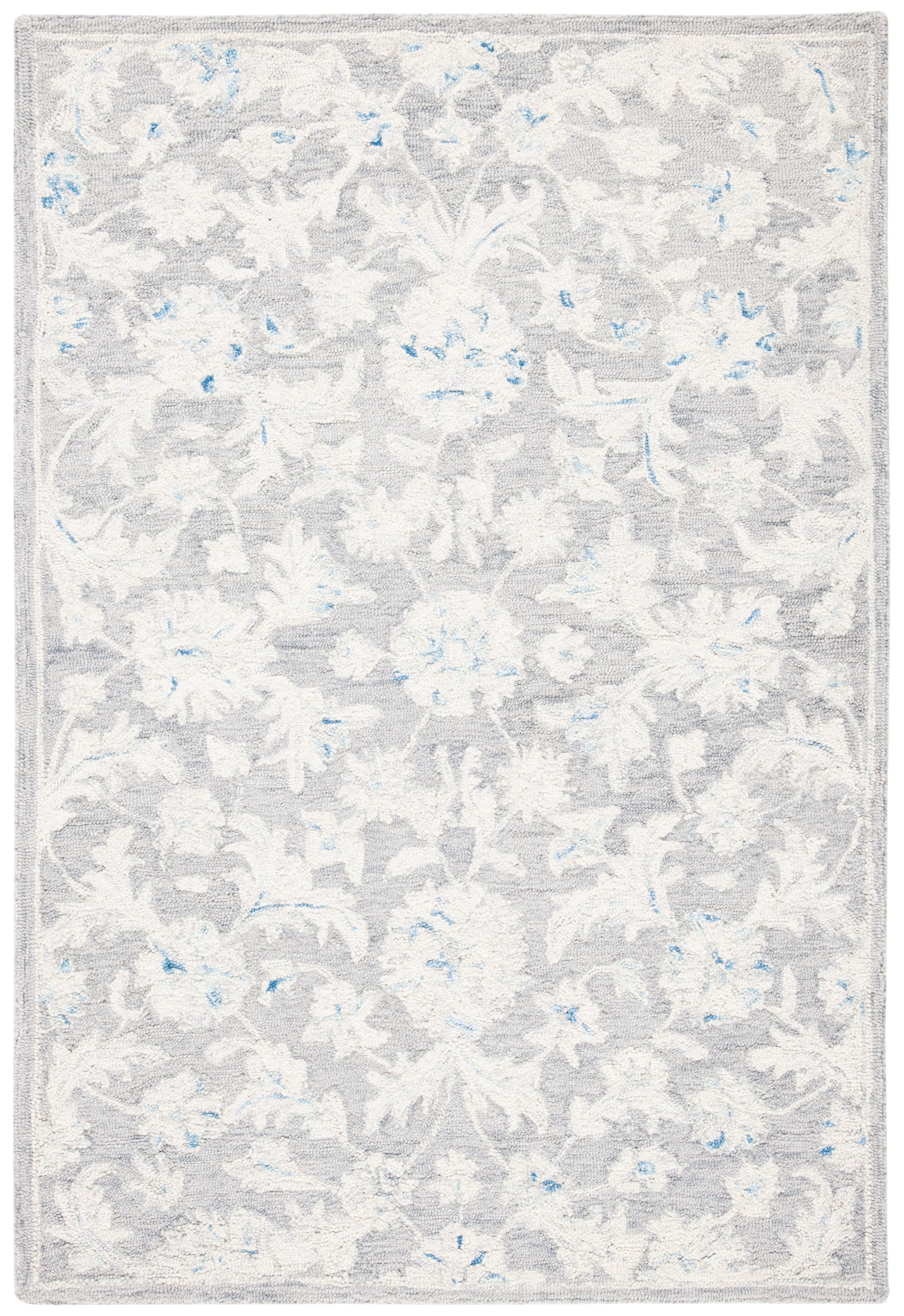 Safavieh Micro-Loop Mlp506F Grey/Ivory Area Rug