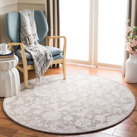 Safavieh Micro-Loop Mlp506F Grey/Ivory Rugs.