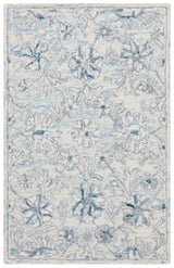 Safavieh Micro-Loop Mlp506M Light Blue/Ivory Rugs.