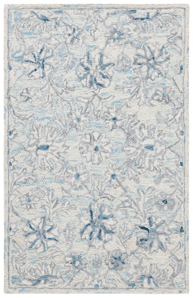 Safavieh Micro-Loop Mlp506M Light Blue/Ivory Rugs.