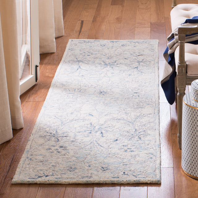 Safavieh Micro-Loop Mlp506M Light Blue/Ivory Rugs.