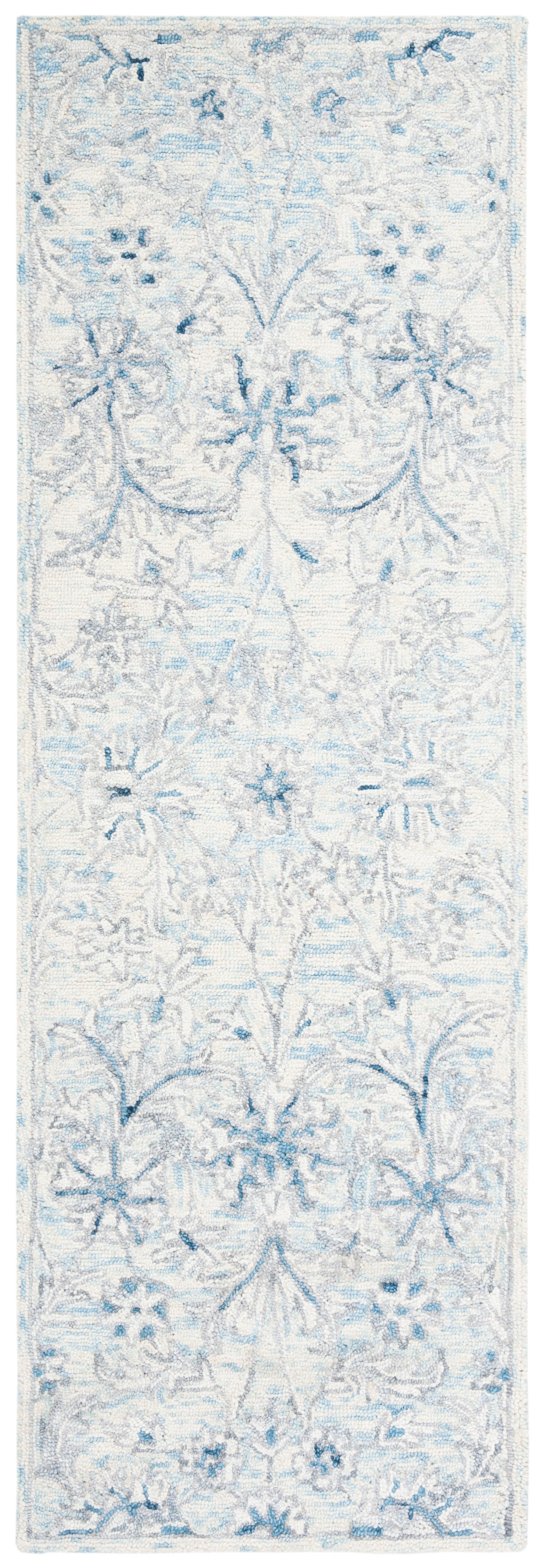 Safavieh Micro-Loop Mlp506M Light Blue/Ivory Rugs.