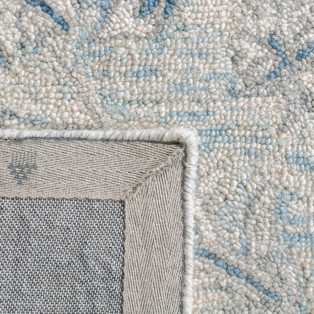 Safavieh Micro-Loop Mlp506M Light Blue/Ivory Rugs.