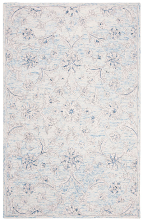 Safavieh Micro-Loop Mlp506M Light Blue/Ivory Area Rug