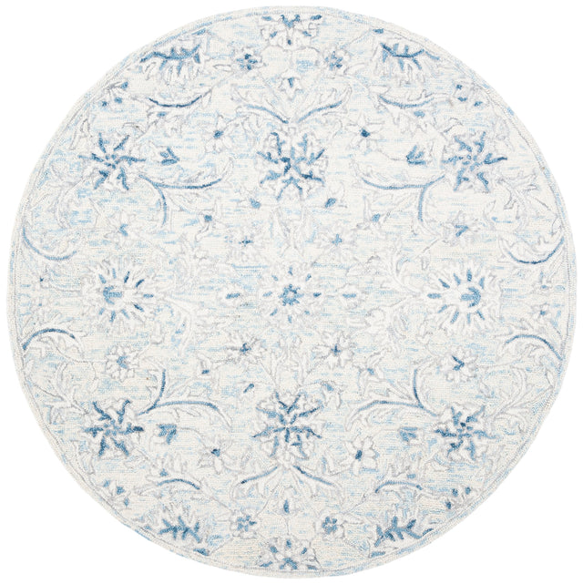Safavieh Micro-Loop Mlp506M Light Blue/Ivory Rugs.