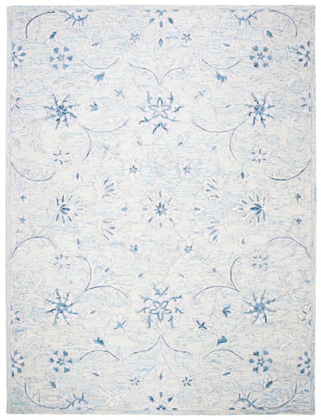 Safavieh Micro-Loop Mlp506M Light Blue/Ivory Rugs.