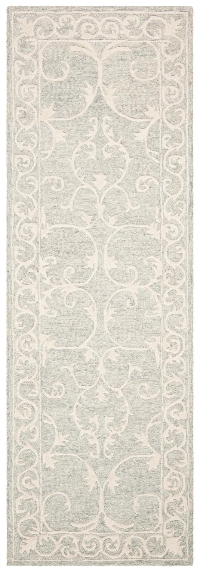 Safavieh Micro-Loop Mlp507F Light Grey/Ivory Rugs.
