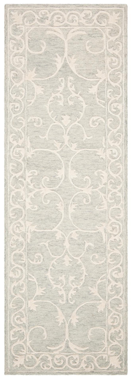 Safavieh Micro-Loop Mlp507F Light Grey/Ivory Area Rug