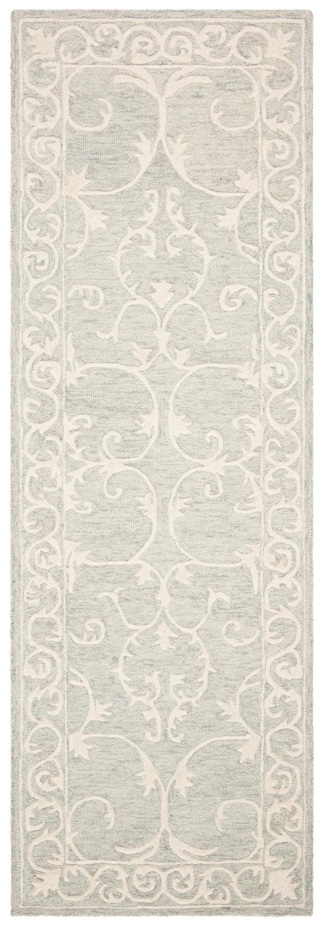 Safavieh Micro-Loop Mlp507F Light Grey/Ivory Rugs.