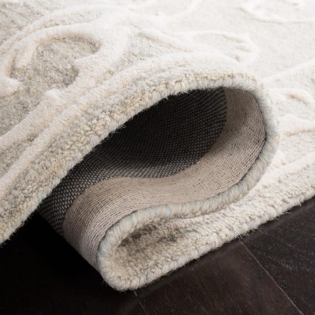 Safavieh Micro-Loop Mlp507F Light Grey/Ivory Rugs.