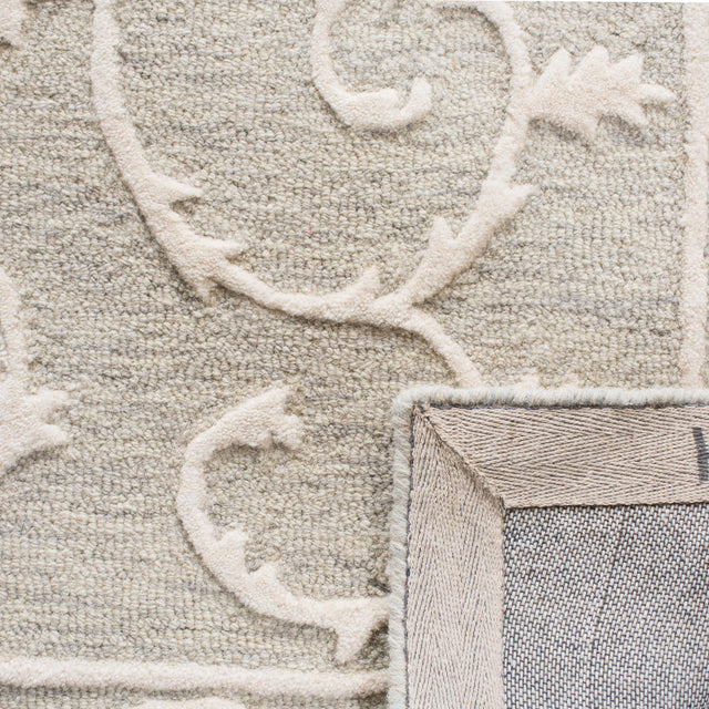 Safavieh Micro-Loop Mlp507F Light Grey/Ivory Rugs.