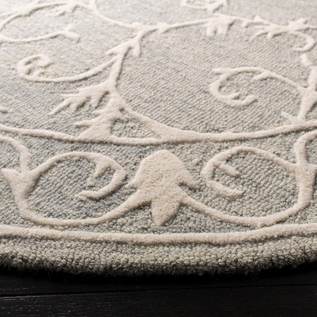 Safavieh Micro-Loop Mlp507F Light Grey/Ivory Rugs.