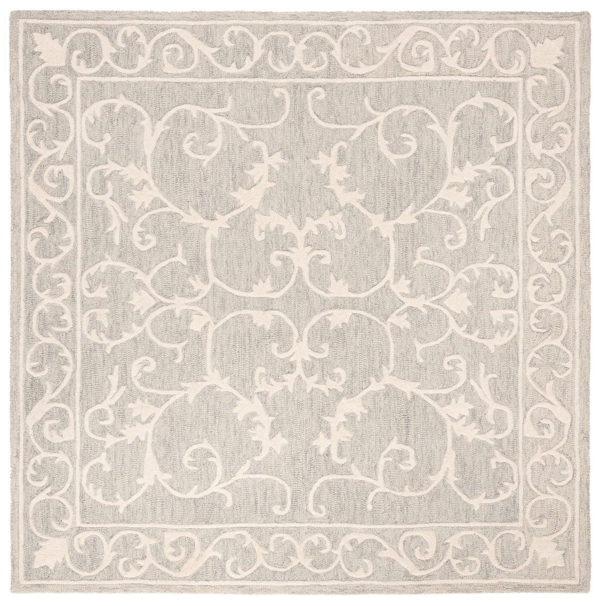 Safavieh Micro-Loop Mlp507F Light Grey/Ivory Rugs.
