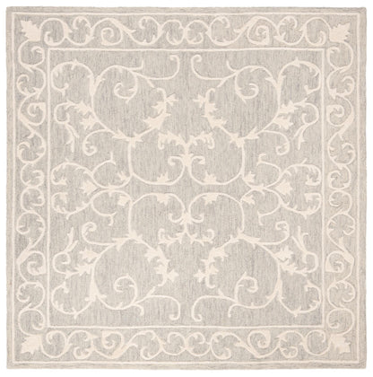 Safavieh Micro-Loop Mlp507F Light Grey/Ivory Area Rug