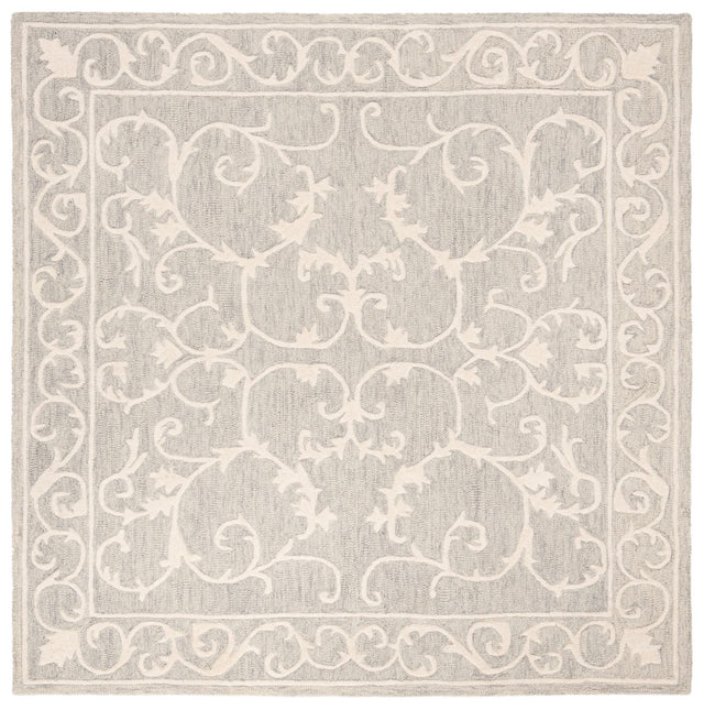 Safavieh Micro-Loop Mlp507F Light Grey/Ivory Rugs.