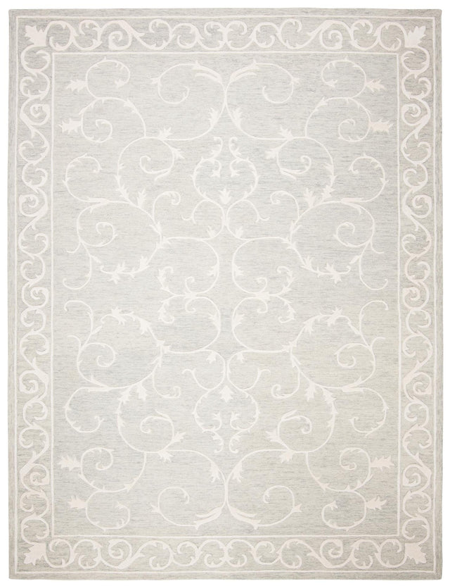 Safavieh Micro-Loop Mlp507F Light Grey/Ivory Rugs.