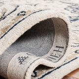 Safavieh Micro-Loop Mlp508A Ivory/Navy Rugs.