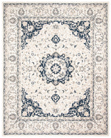 Safavieh Micro-Loop Mlp508A Ivory/Navy Rugs.