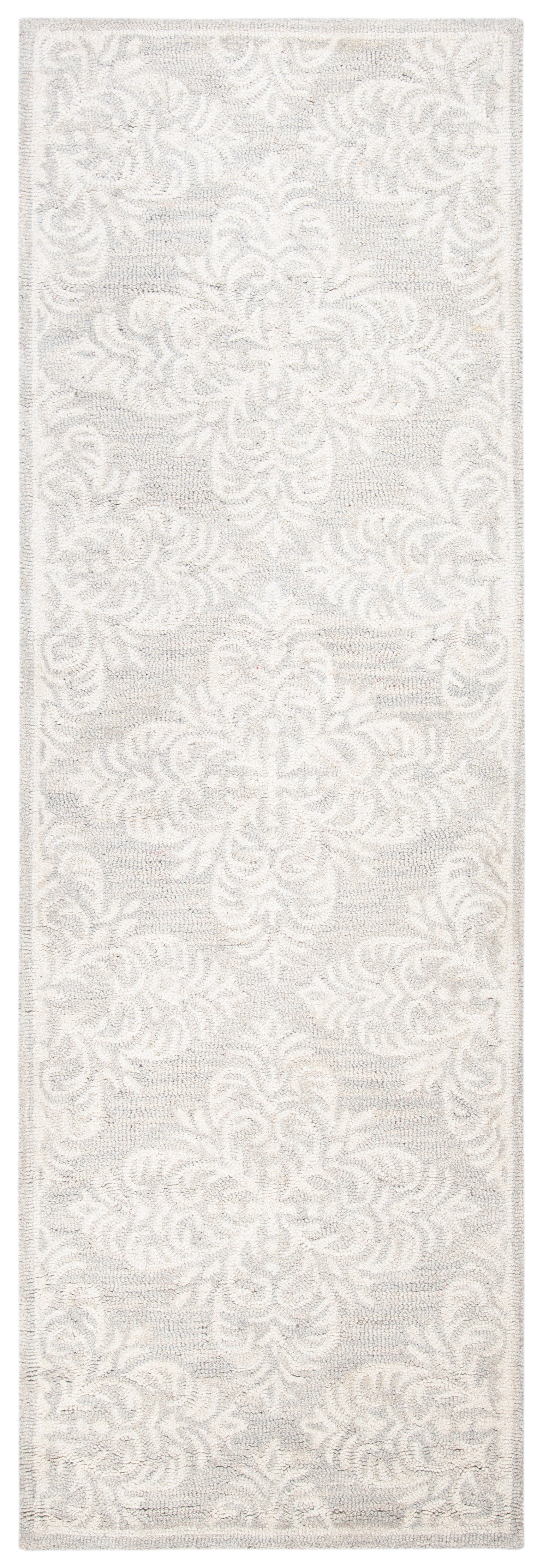 Safavieh Micro Loop Mlp515G Silver/Ivory Area Rug