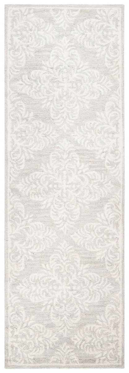 Safavieh Micro Loop Mlp515G Silver/Ivory Area Rug